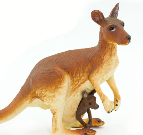 Thumbnail: Kangaroo with Joey Figurine