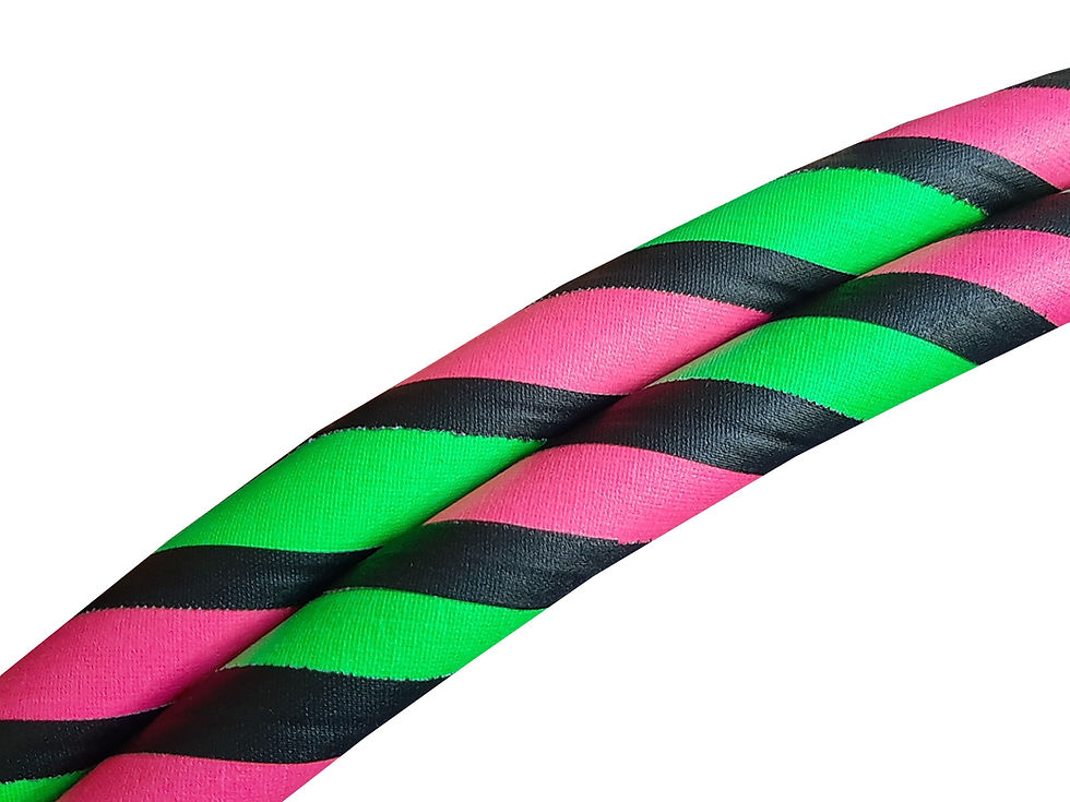 Thumbnail: Alternating Spiral Hoop – 2 standard colours - MDPE