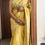 Thumbnail: Handloom hand embroidered tussar silk chikankari lemon yellow 7