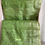 Thumbnail: Ghicha Tussar Cutwork Saree Chartreuse Green