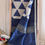 Thumbnail: Tussar silk saree beige blue