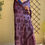 Thumbnail: Handloom hand embroidered tussar silk chikankari saree purple