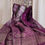 Thumbnail: Handloom banarasi silk saree pencil work muleberry wine 5
