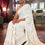 Thumbnail: Hand Embroidered all over jaal mukaish work pure georgette chikankari saree 4