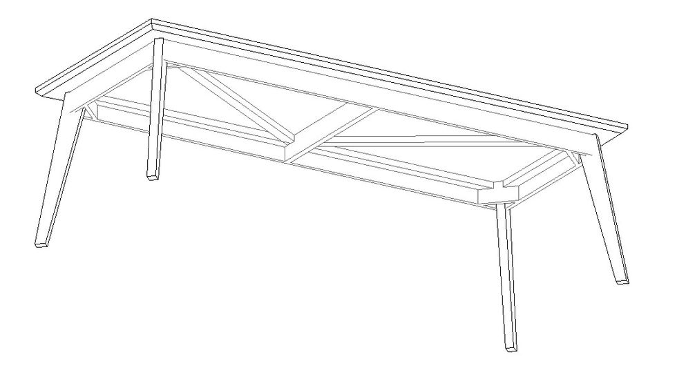 Fabrication d'une table en chêne massif sur mesure
