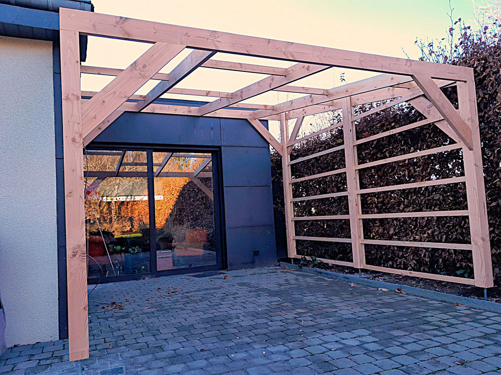 Pergola, structure bois douglas