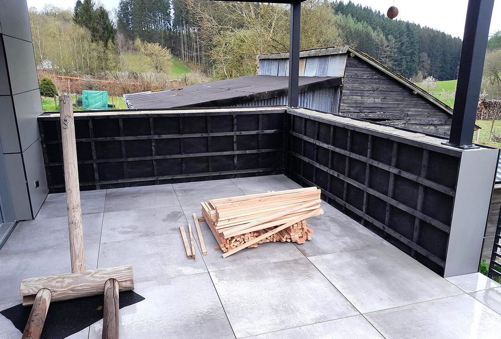 Bardage ajouré en douglas