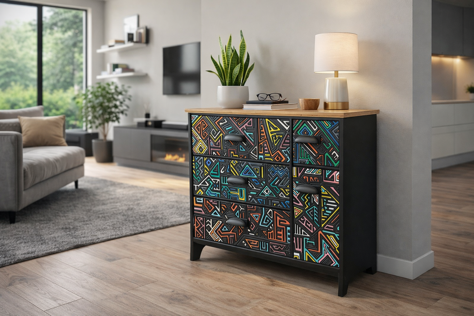 Avant / après restauration meuble