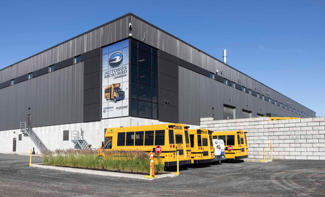 photographie du sol de l'usine Girardin Microbird à Drummondville