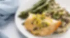 Пряная курица с диким рисом и зеленой фасолью