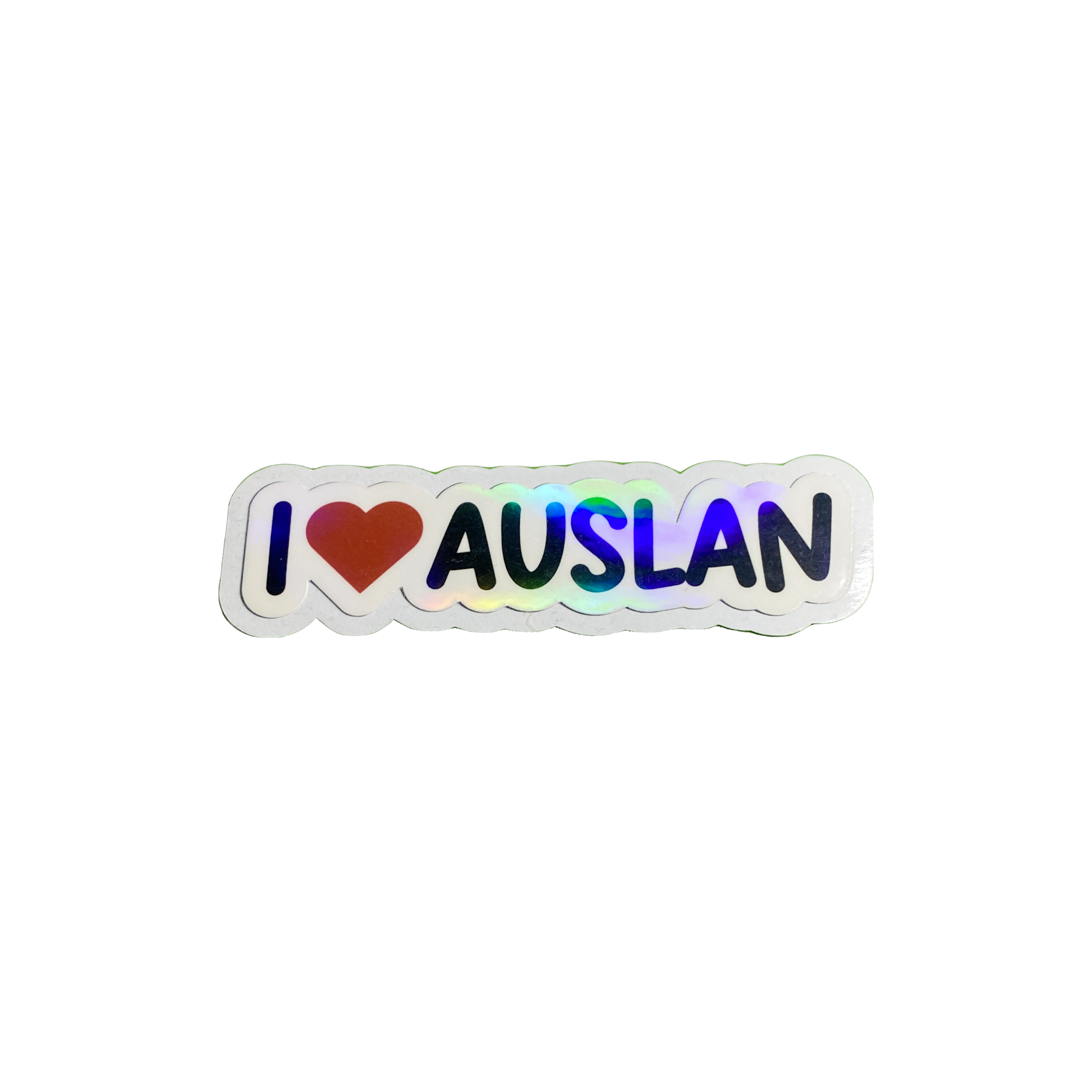 I heart Auslan Stickers