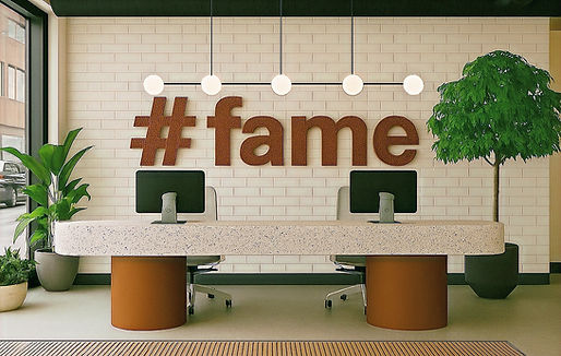 Marketing suite reception