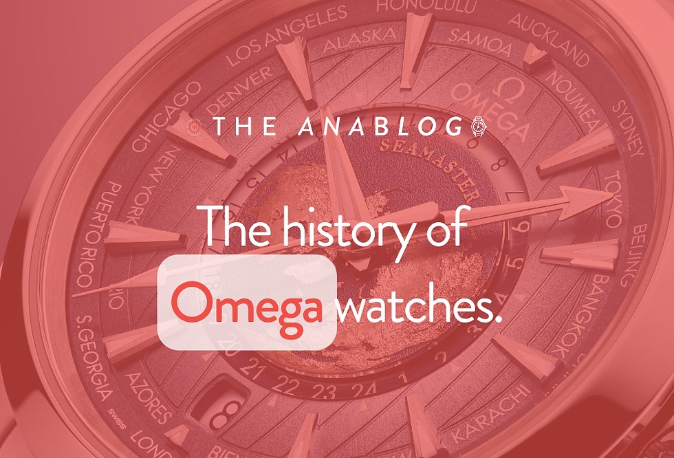 From Speedmaster to Constellations. The complete history of Omega watches.