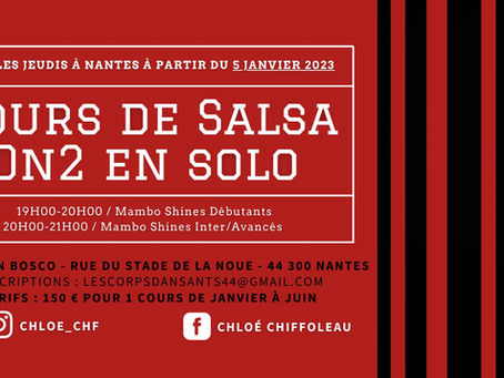 Nouveau ! Cours d'essai de Salsa On2 en solo à Don bosco