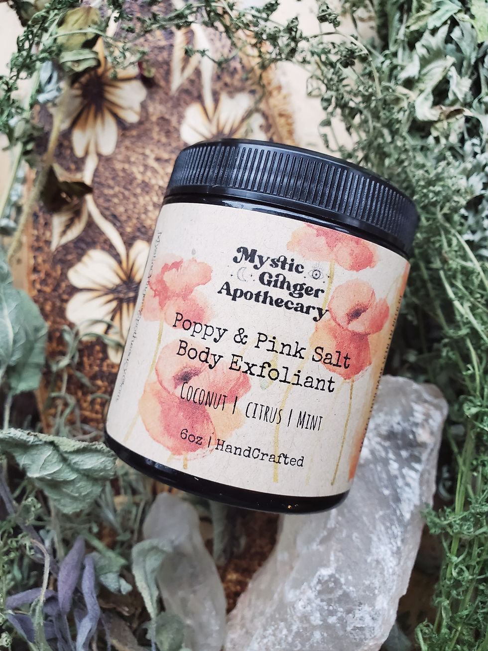 Poppy & Pink Salt Body Scrub