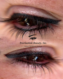 Eyeliner tattoo correction