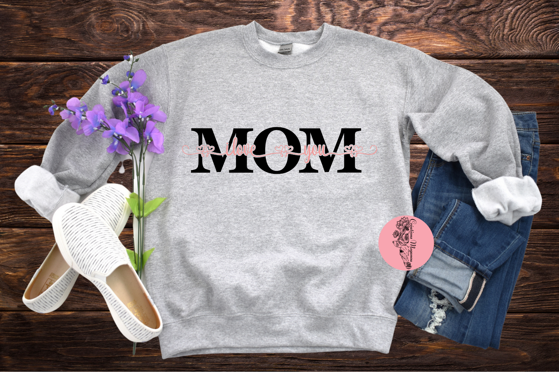 Coton ouaté - MOM I love you
