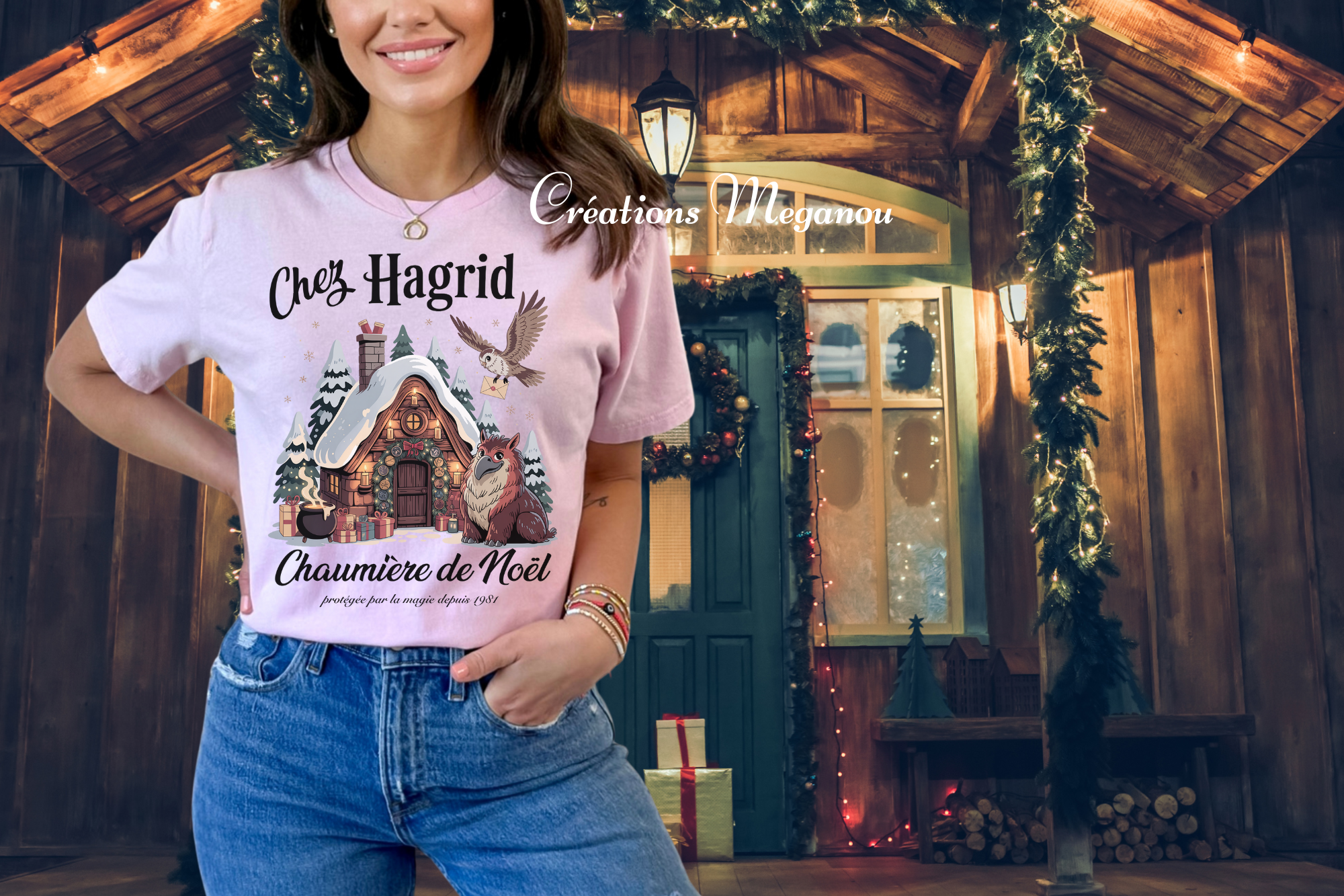 Hagrid - Chaumière de Noël (t-shirt)