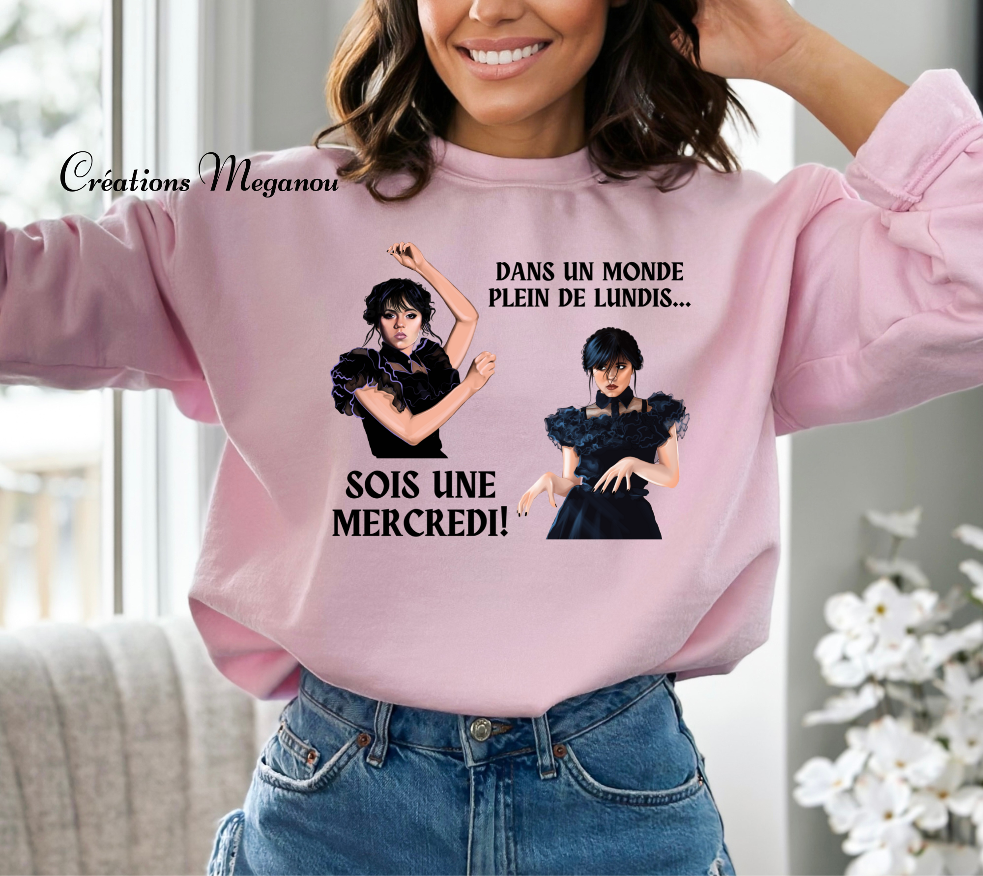 Sois une Mercredi! (coton ouaté)