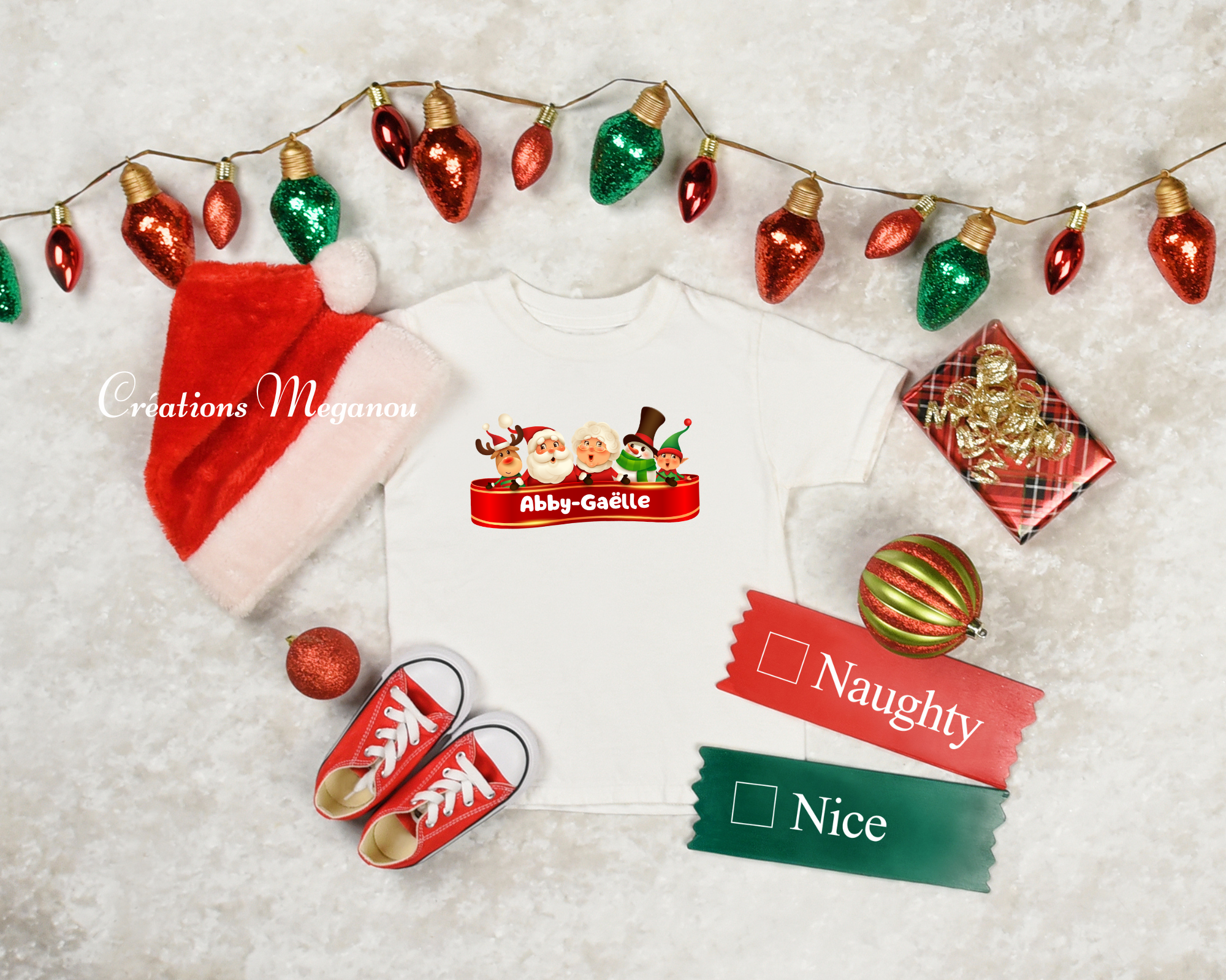 Équipe des gentils (t-shirt enfant personnalisable)