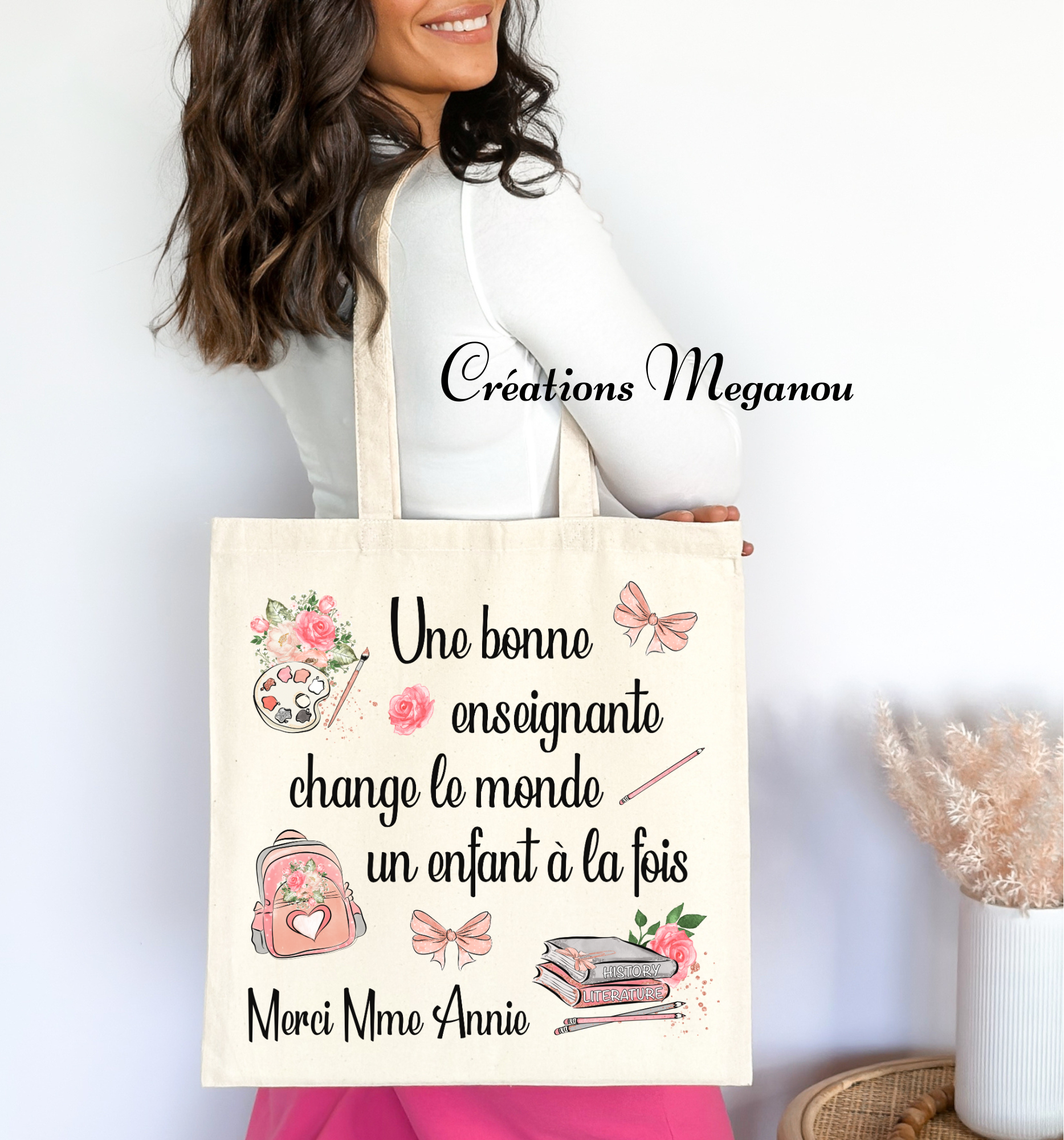 Un enfant à la fois (sac réutilisable)