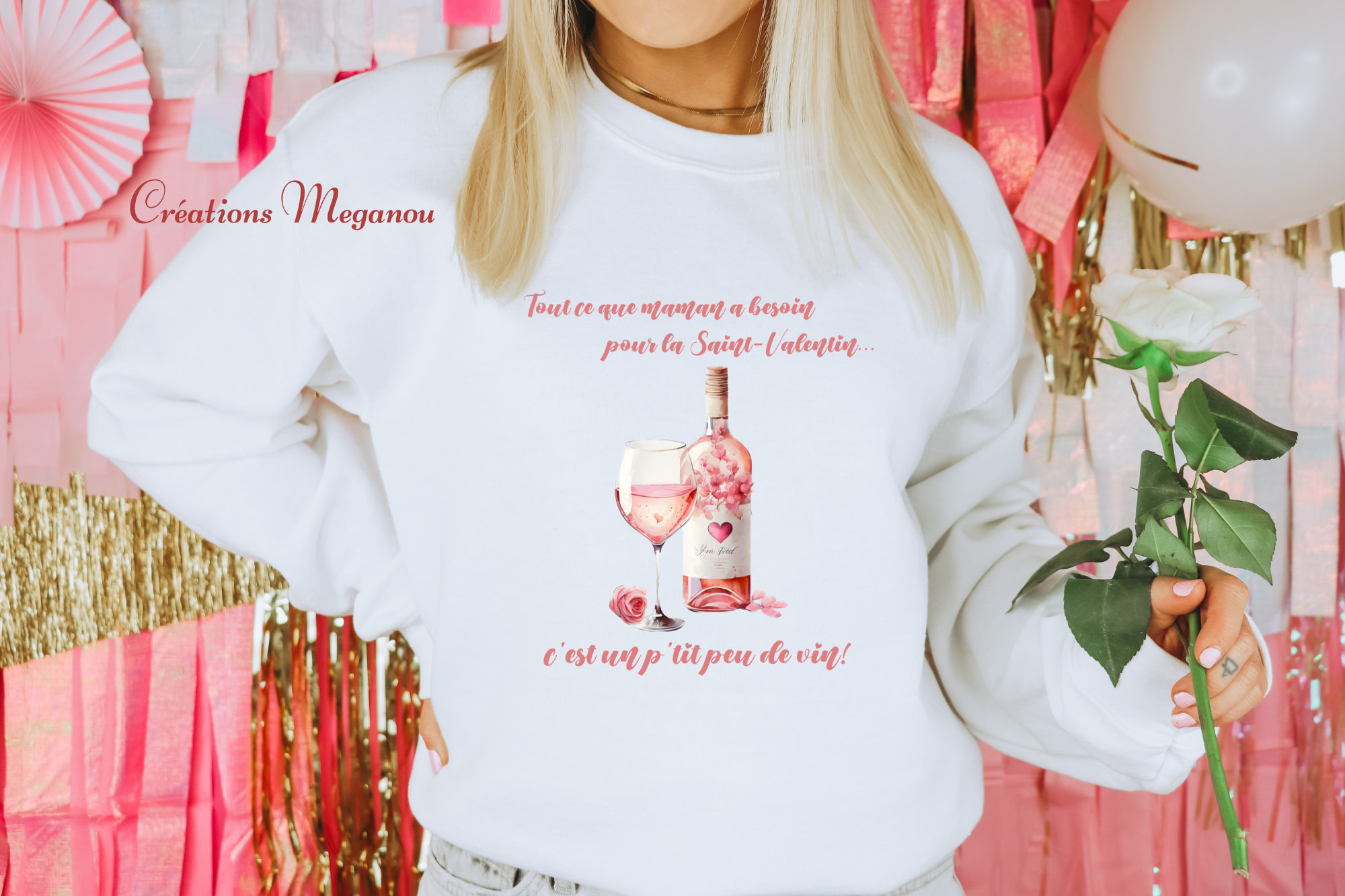 Un p'tit peu de vin svp! (coton ouaté)