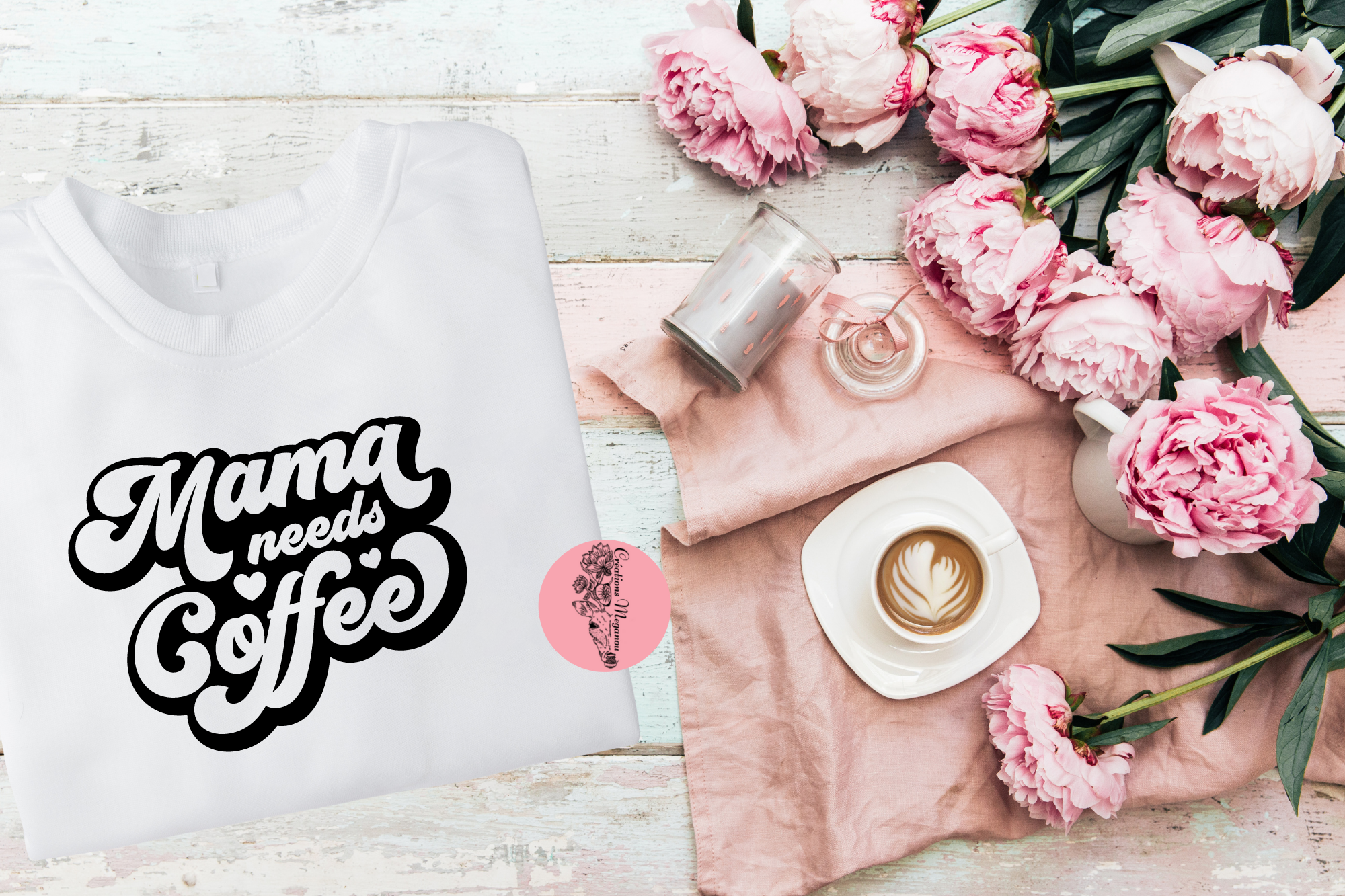 Coton ouaté- Mama needs coffee
