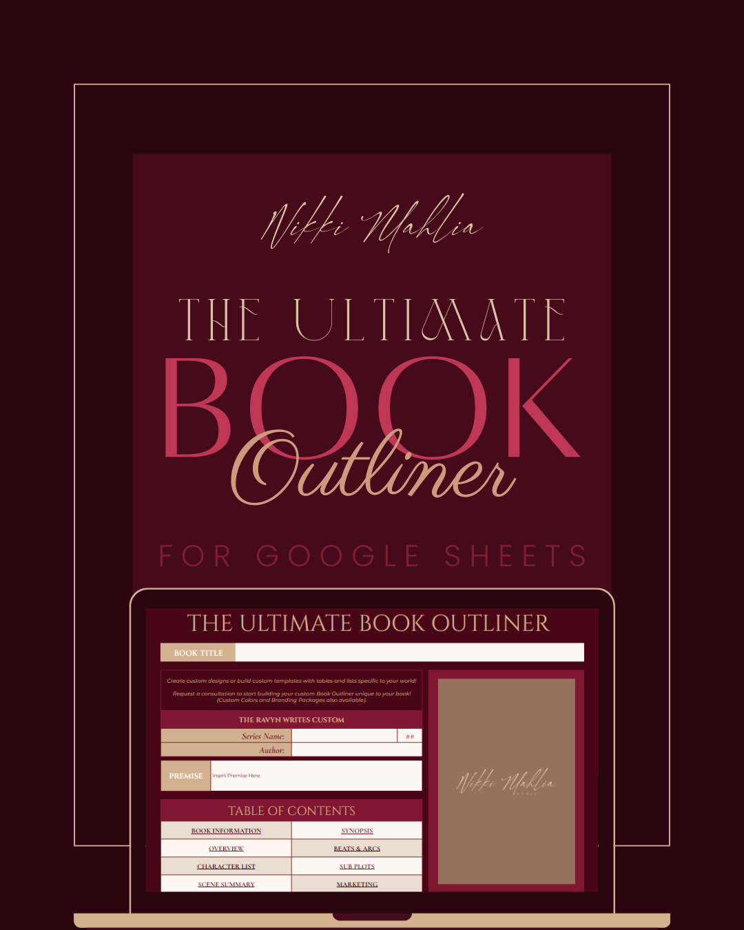Cover image for Book Outliner by Nikki Mahlia