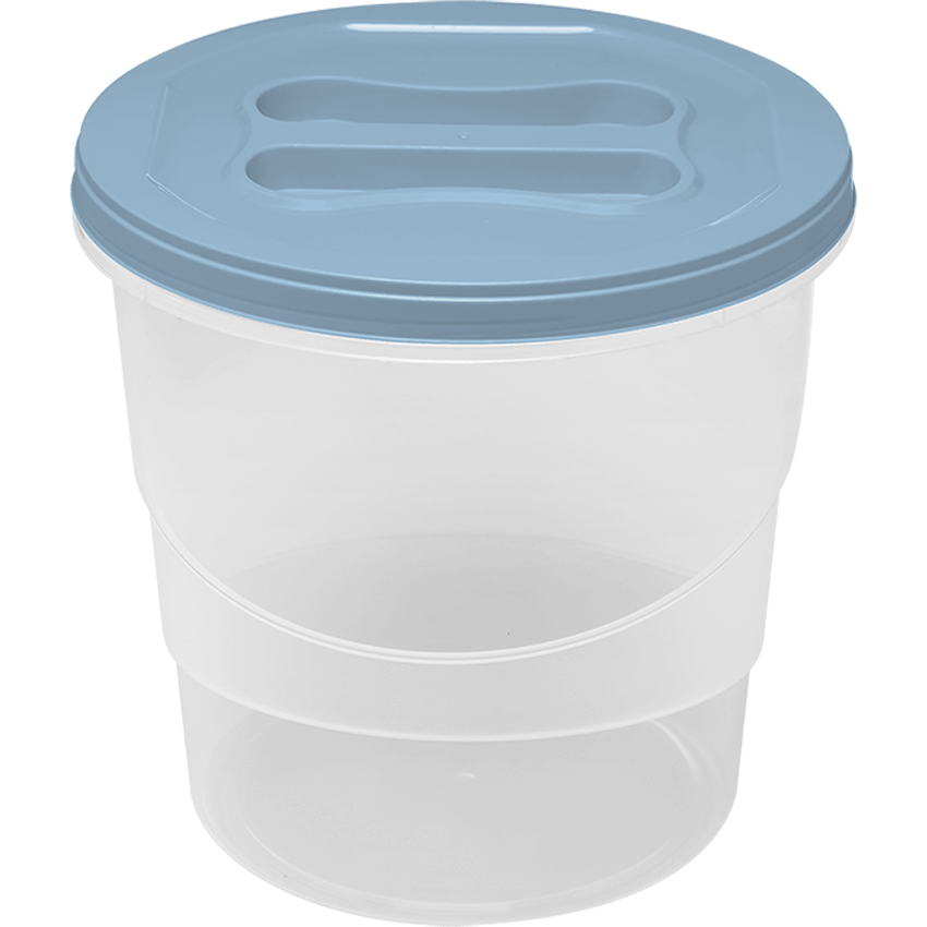 Miniatura: Caixa Plástica Redonda com Rosca 1800Ml (3119)