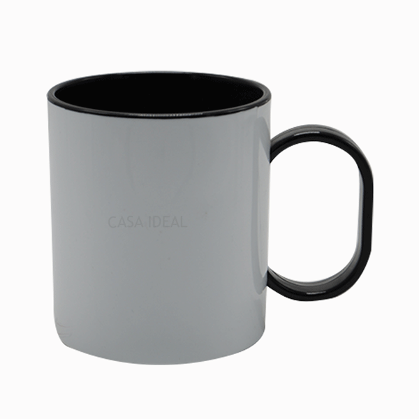 Miniatura: Caneca polímero para sublimação pega e aro colorido