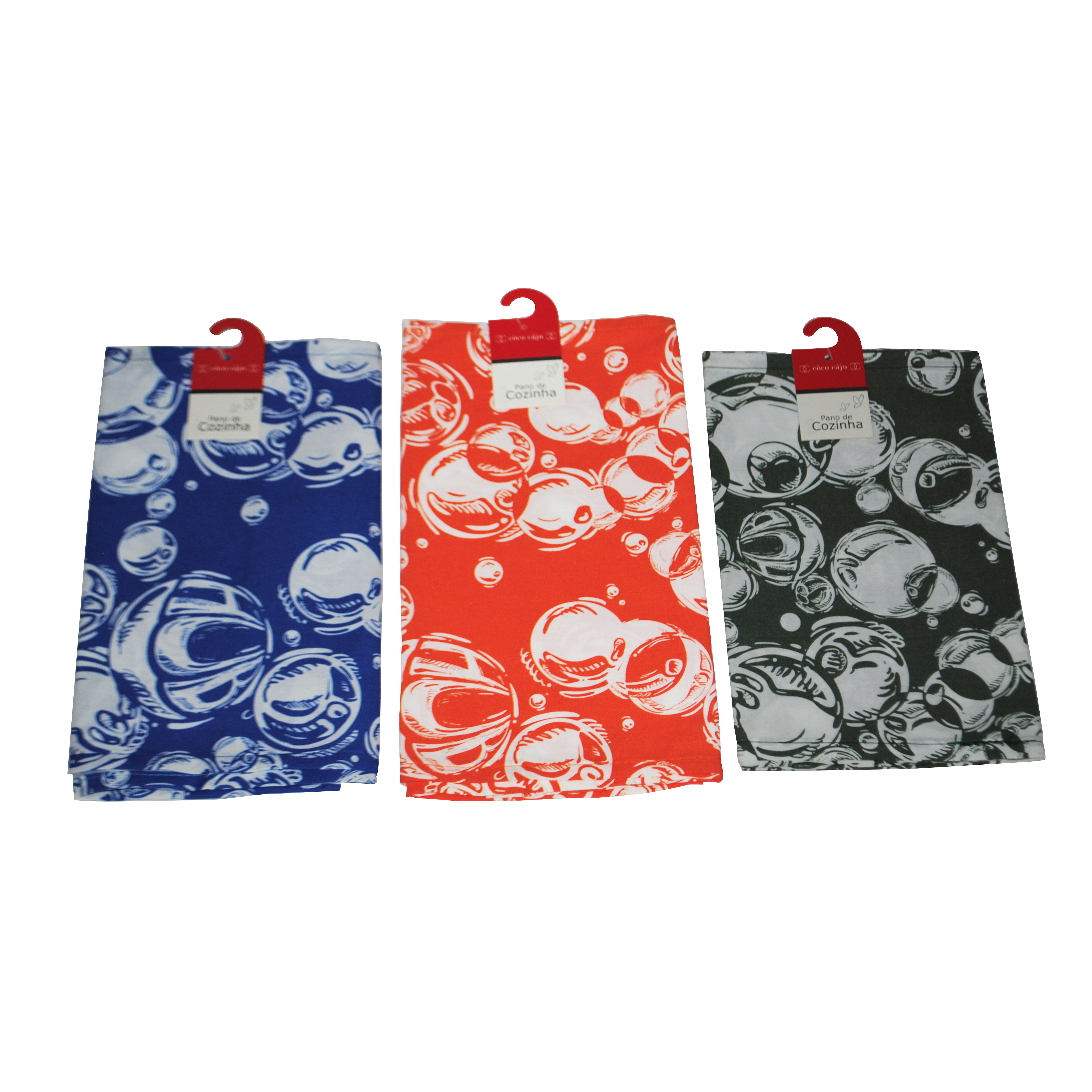 Panos de cozinha favo cores