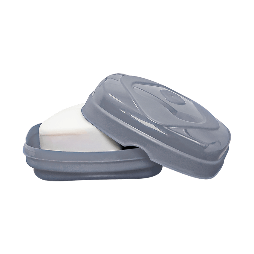 Miniatura: Saboneteira Plástica com Tampa (0605)