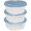 Thumbnail: Conjunto 3 Caixas Plásticas  740Ml (0660)