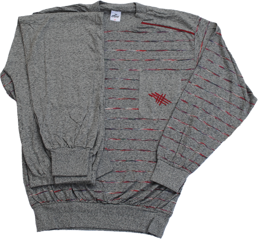 Miniatura: Pijama  para adulto com gola normal