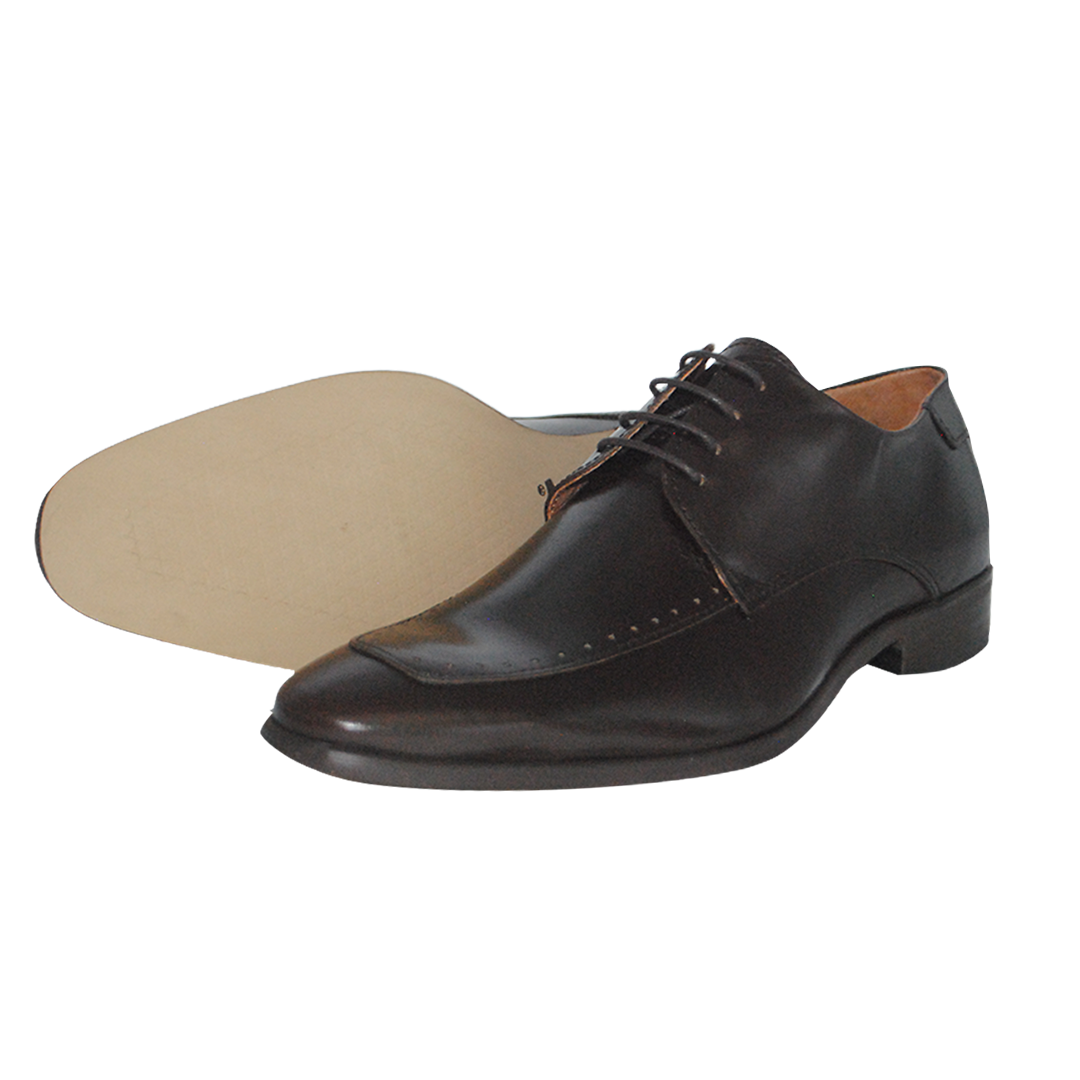 Sapato clássico com cordão crust castanho (8050F)