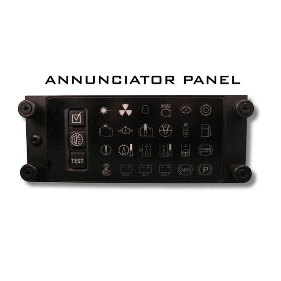 ANNUNCIATOR PANEL - High-fidelity training solutions - by Simtek simulated avionics – alternation – beyond avionics