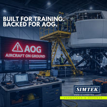 Ready When It Counts: Simtek Stocking Critical Components for AOG Simulator Repairs