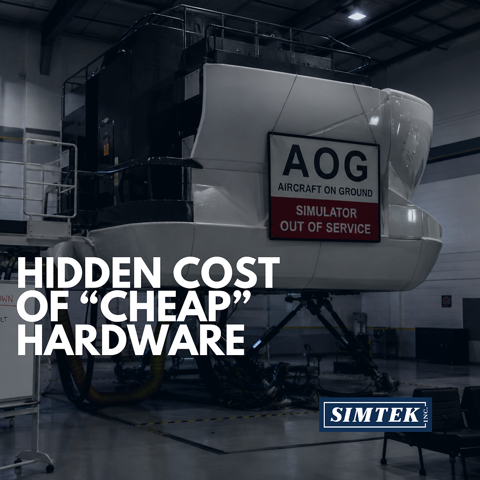 The Hidden Cost of “Cheap” Simulator Hardware