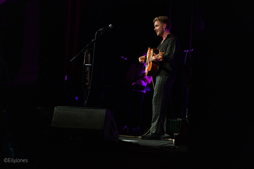 David Keenan performing live in Dublin at The Ambassador Theatre