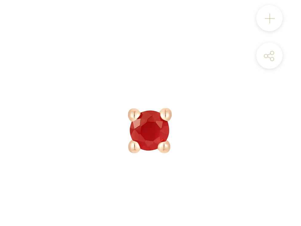 Thumbnail: 14kt Prong Set Garnet