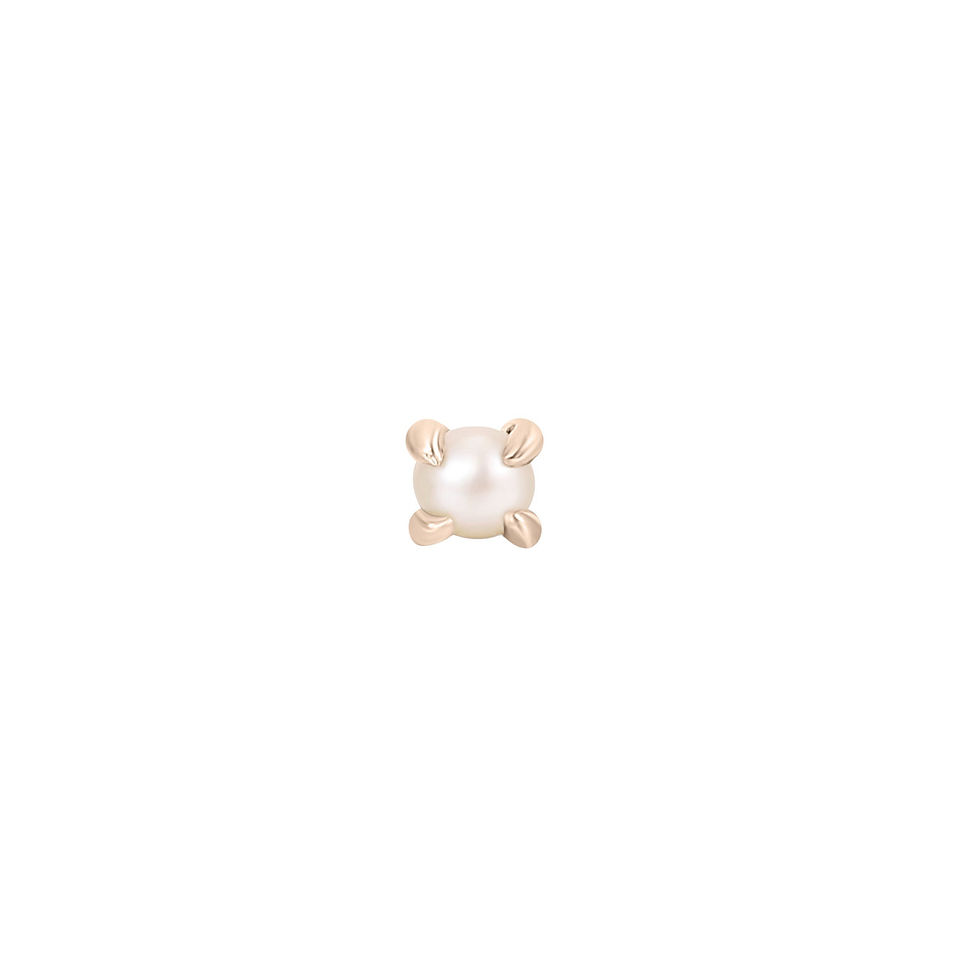Thumbnail: 14kt Prong Set Pearl