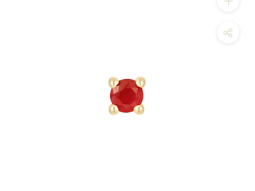 Thumbnail: 14kt Prong Set Garnet