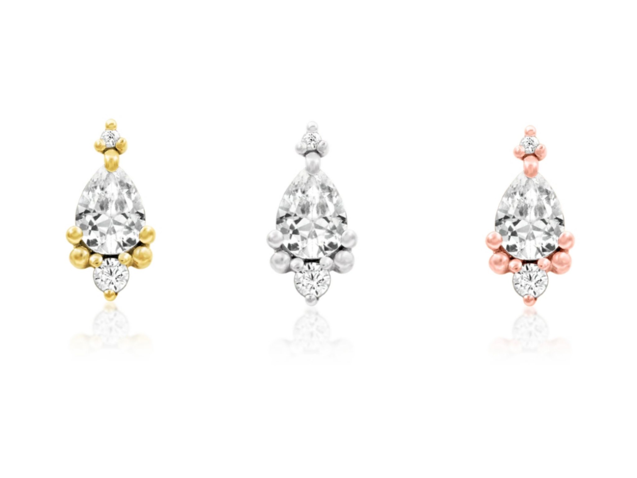 14kt Amelia - Cyrkonia sześcienna