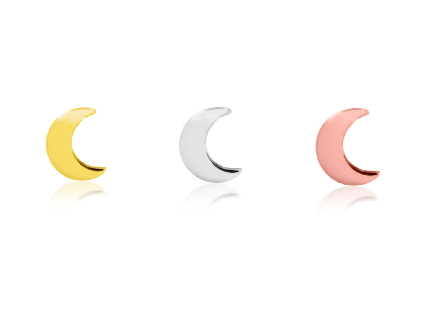 14kt Crescent Moon - Profits to Gaza