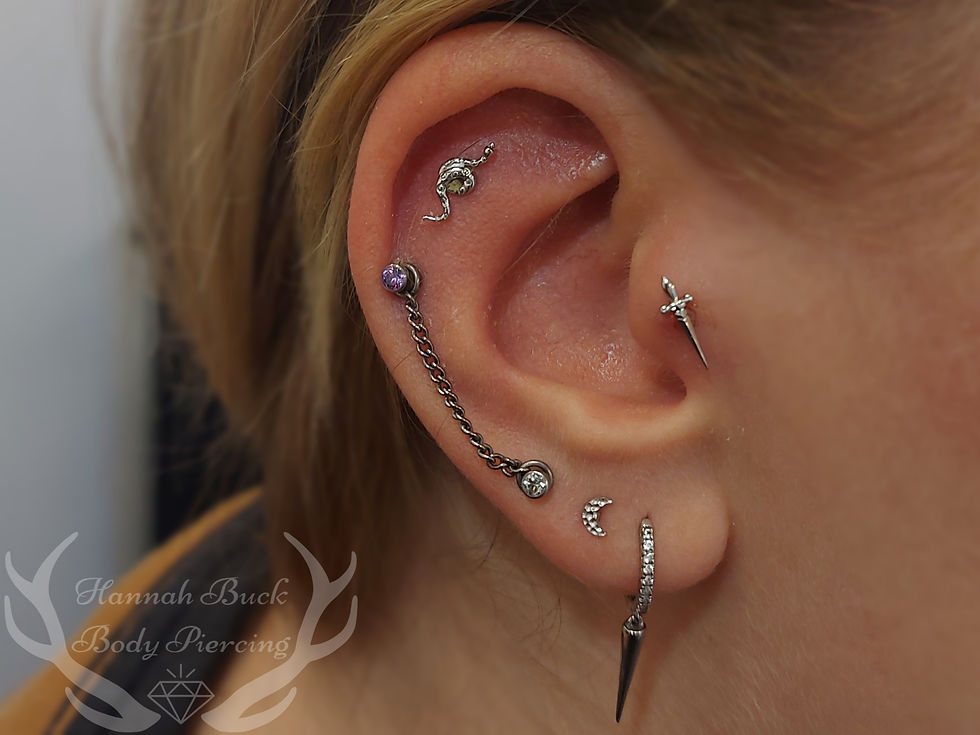 Miniatura: 14-karatowy teksturowany wąż