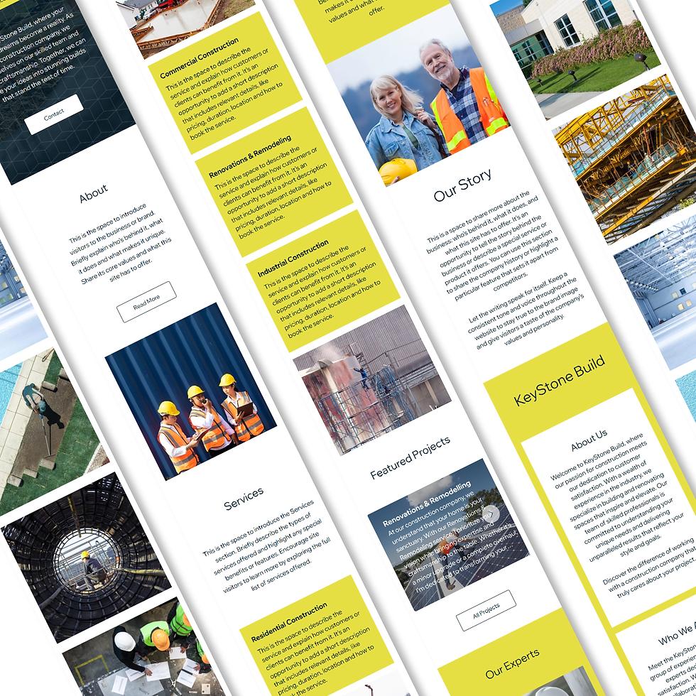 Thumbnail: KeyStobe Build Construction Service Premium template preview