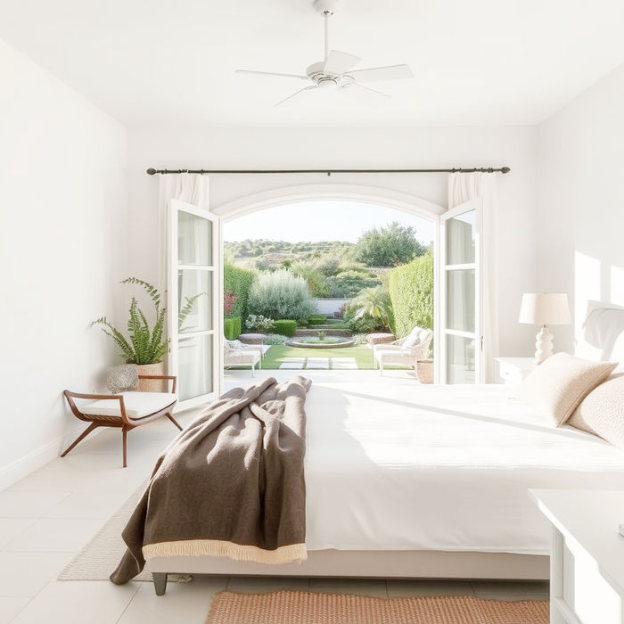 An intimate one-bedroom retreat with a private garden terrace, calm interiors and a softer rhythm for couples or solo travellers.