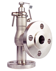 stainlesss steel safety valve with flanged connections. Type 946