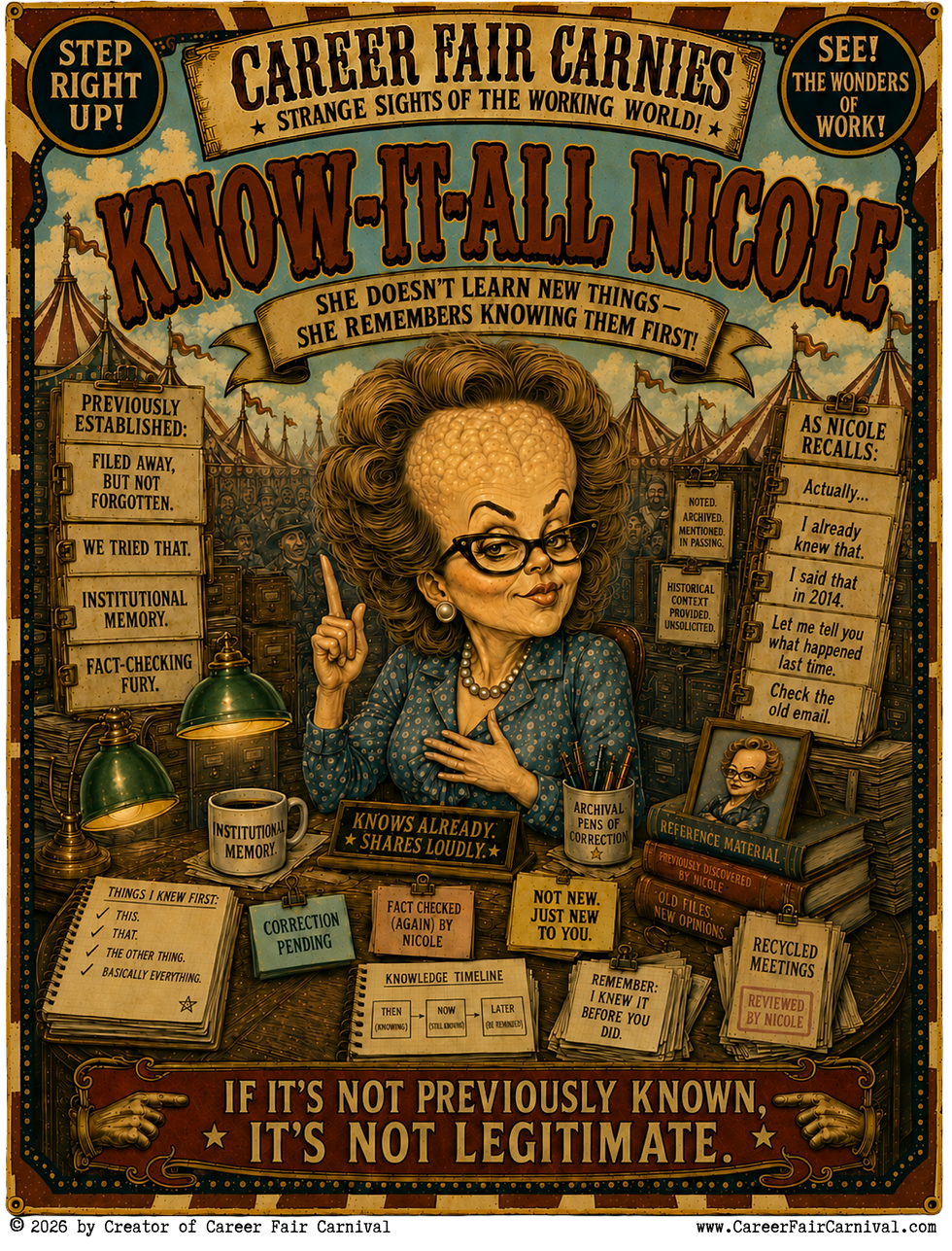 Consult the All-Knowing Nicole!