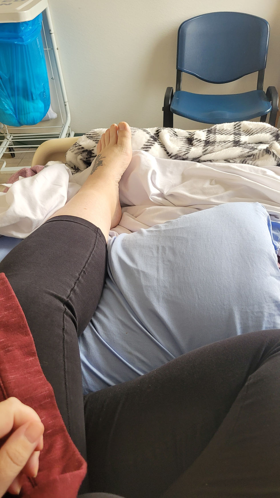 All packed up and back in normal clothes - stoked to go home!